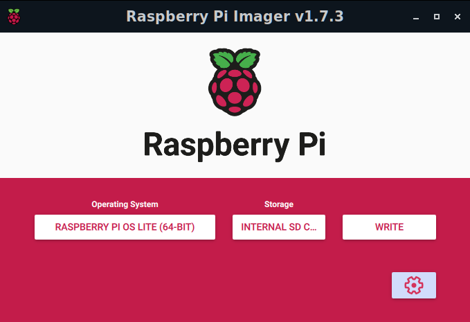 raspberry-pi imager configured