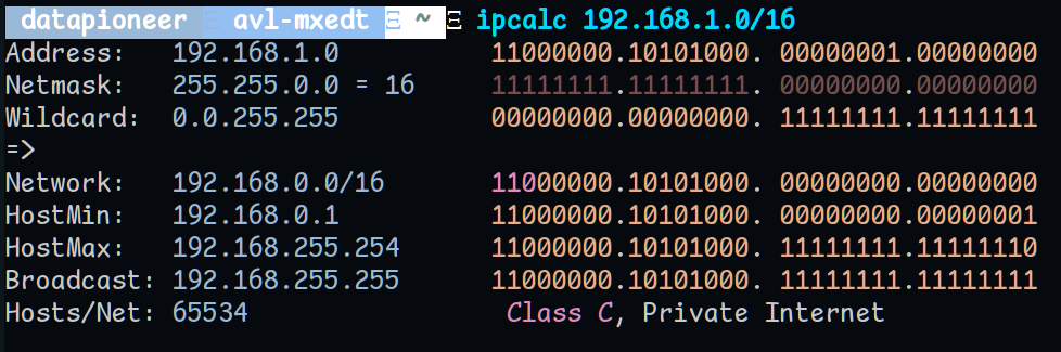 changing Class C Network Using CIDR